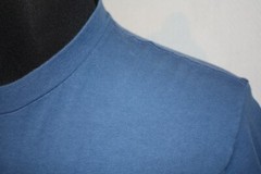 Vtg SofTee TeeJays Single Stitch Blue T-Shirt Sz L Sailing Kauai Hawaii USA Made