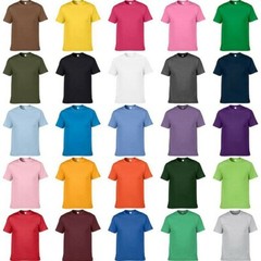 (5 Pack) GILDAN Short Sleeve Mix Colors Plain T Shirts S M L XL 2XL 3XL 4XL 5XL