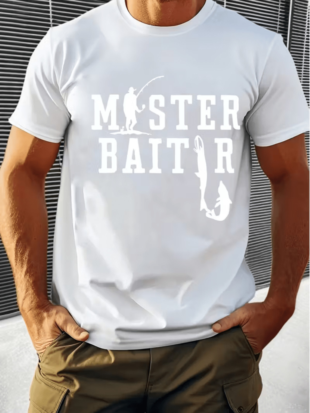 Master Baiter Funny Fishing T-Shirt Fisherman Humor Graphic Angler Gift Tee gallery