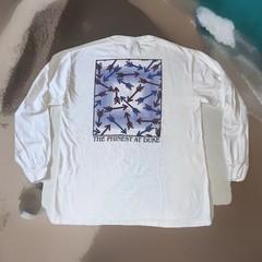Duke University Pi Beta Phi Sorority Bid Day 1999 Y2K L/S Shirt Medium Vintage
