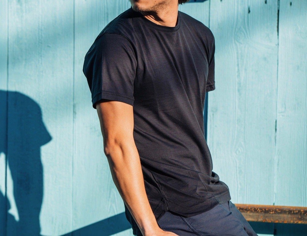 Western Rise StrongCore Merino Tee Black Size L NWT Merino Wool Rare