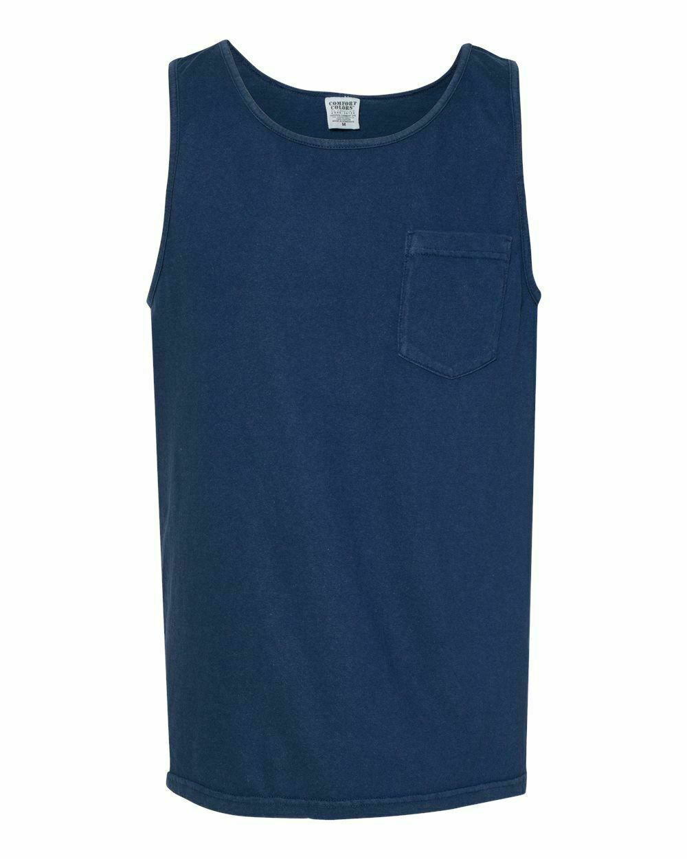 Comfort Colors 9330 - 3 First Quality Pocket Tank Tops- Assorted Colors gallery