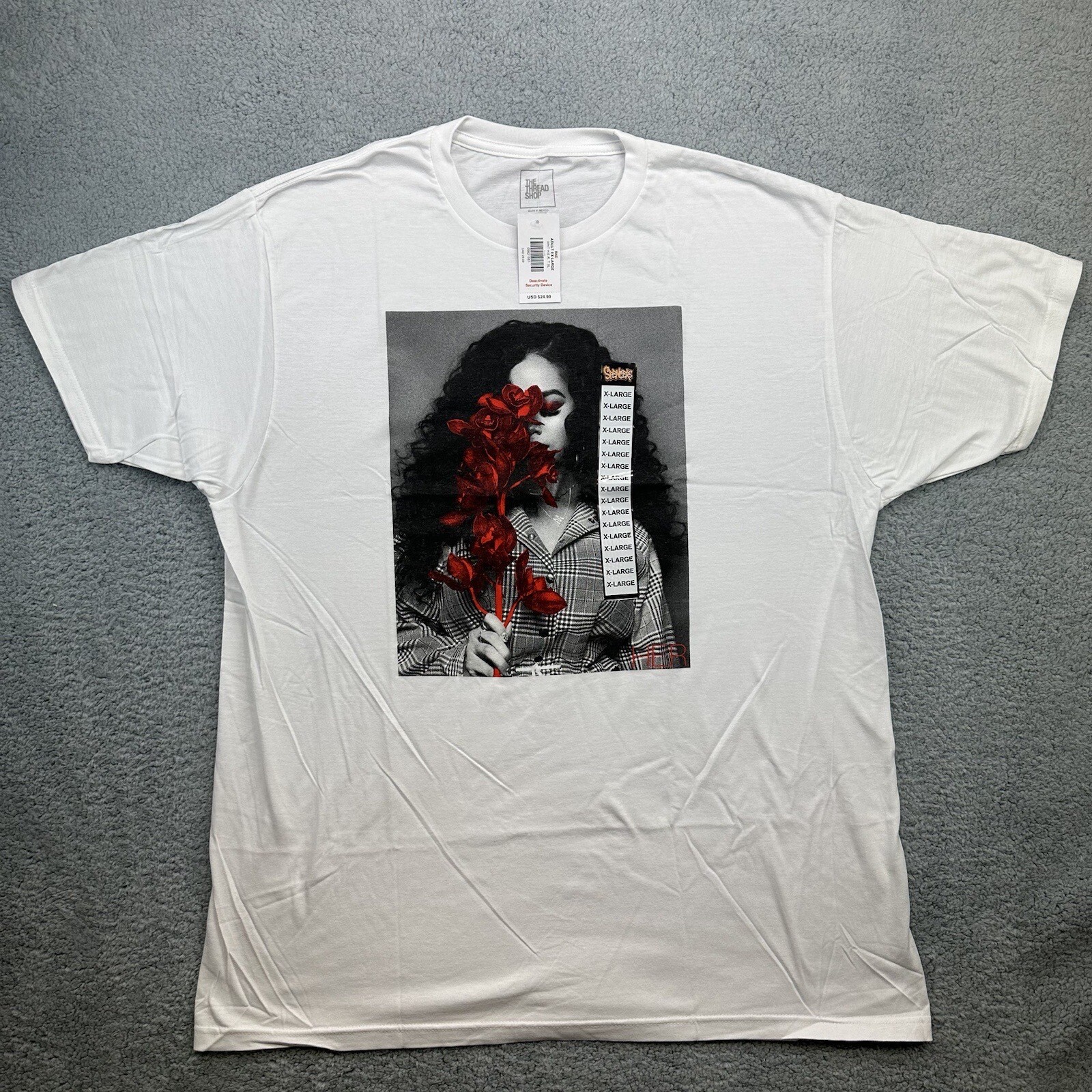 The Thread Shop T-Shirt Women Extra Large H.E.R Gabriella Wilson Rap Hip Hop Tee