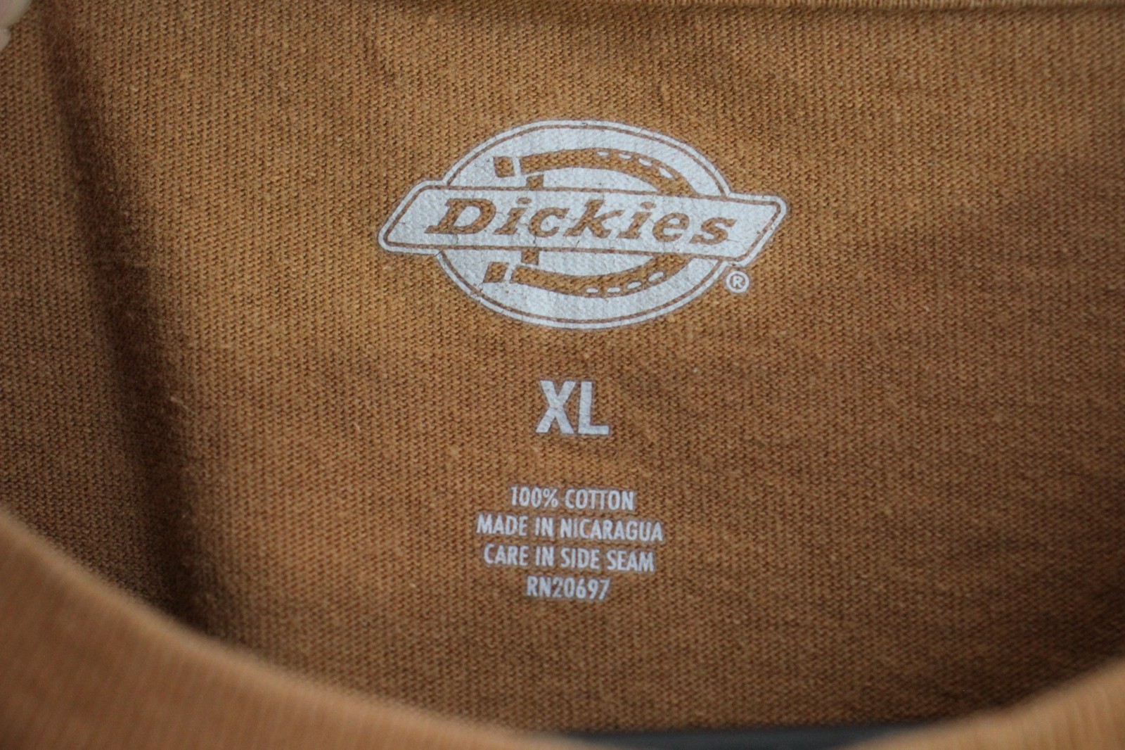 Dickies Mens XL Big Logo Spell Out Skater Y2K Style T-Shirt F1337 gallery