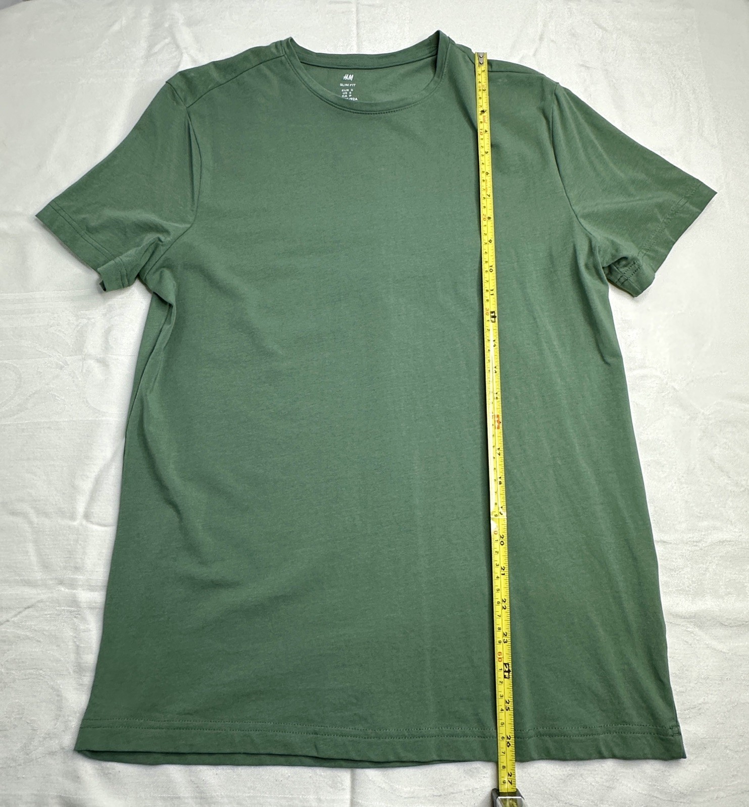 H&M Slim Fit T Shirt Men’s Size Small Green gallery