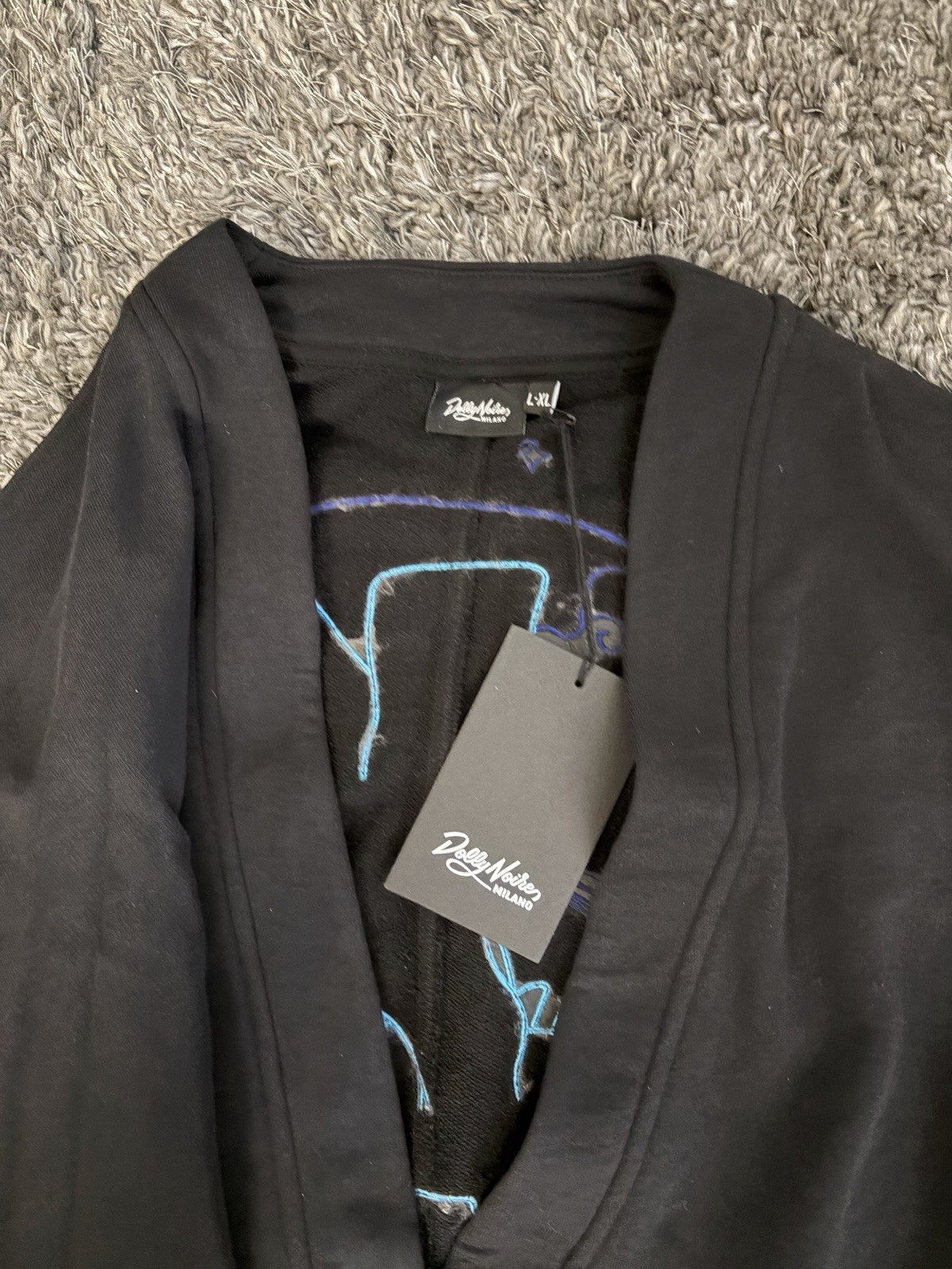 Pokémon × Dolly Noire: Lugia Pattern Black Cardigan - Adult Size Large-XL New gallery