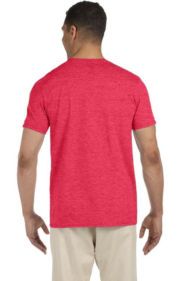 Gildan Adult Unisex Softstyle 4.5 oz. T-Shirt G640 Large gallery