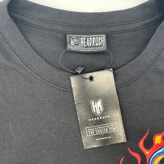 NWT Headrush Watch It Burn Long Sleeve Tee 2XL XXL Skull Reaper Biker Grunge