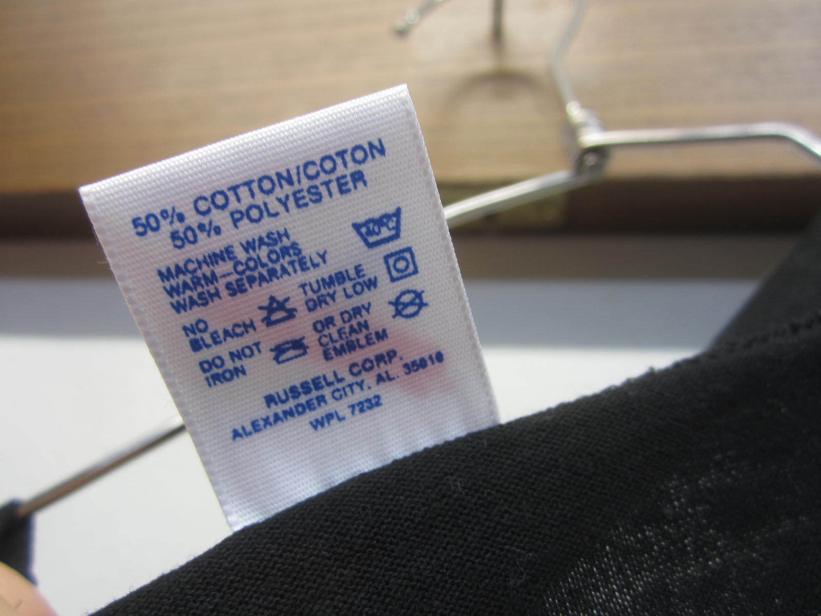 NWOT Jerzees Joke T-Shirt black 50/50 poly/cotton sz XL 46 made in USA gallery