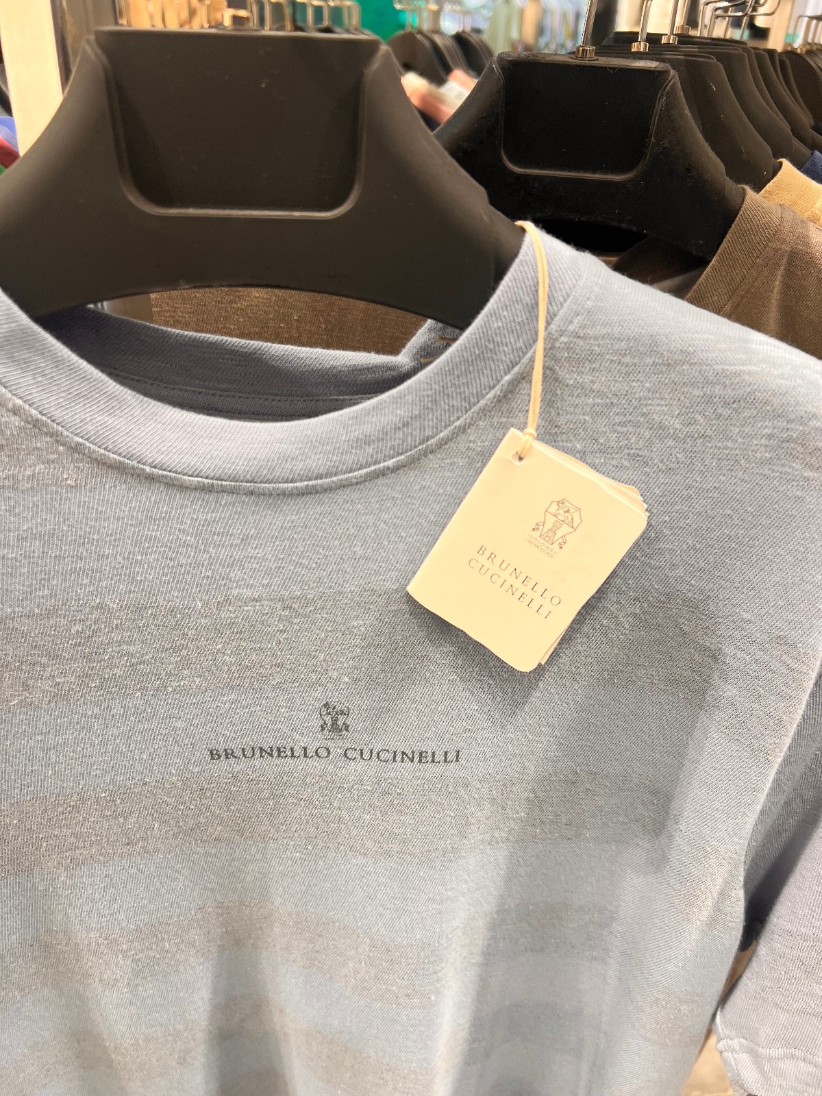 Brunello Cucinelli Men 0 Cotton interlock Luxury T-shirt Us size XLarge gallery