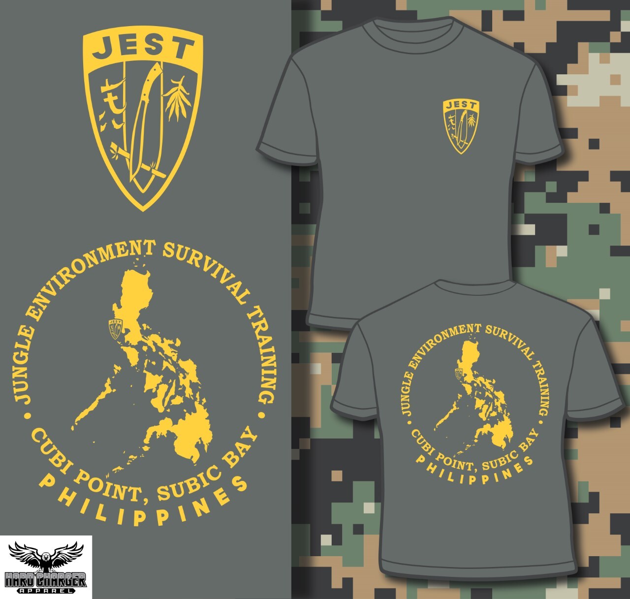 JEST School Jungle Environment Survival Training Subic Bay Philippines T-shirt gallery