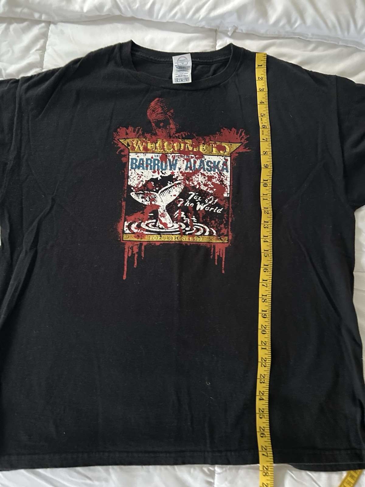 Vintage 30 Days Of Night, Top Of The World T-shirt, Black W/Graphic Men's Sz XL gallery