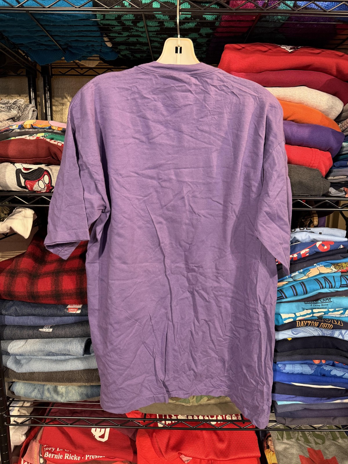 Vintage Hering Shirt Mens XL Purple Southwestern Cactus Snake Desert Graphic Tee gallery