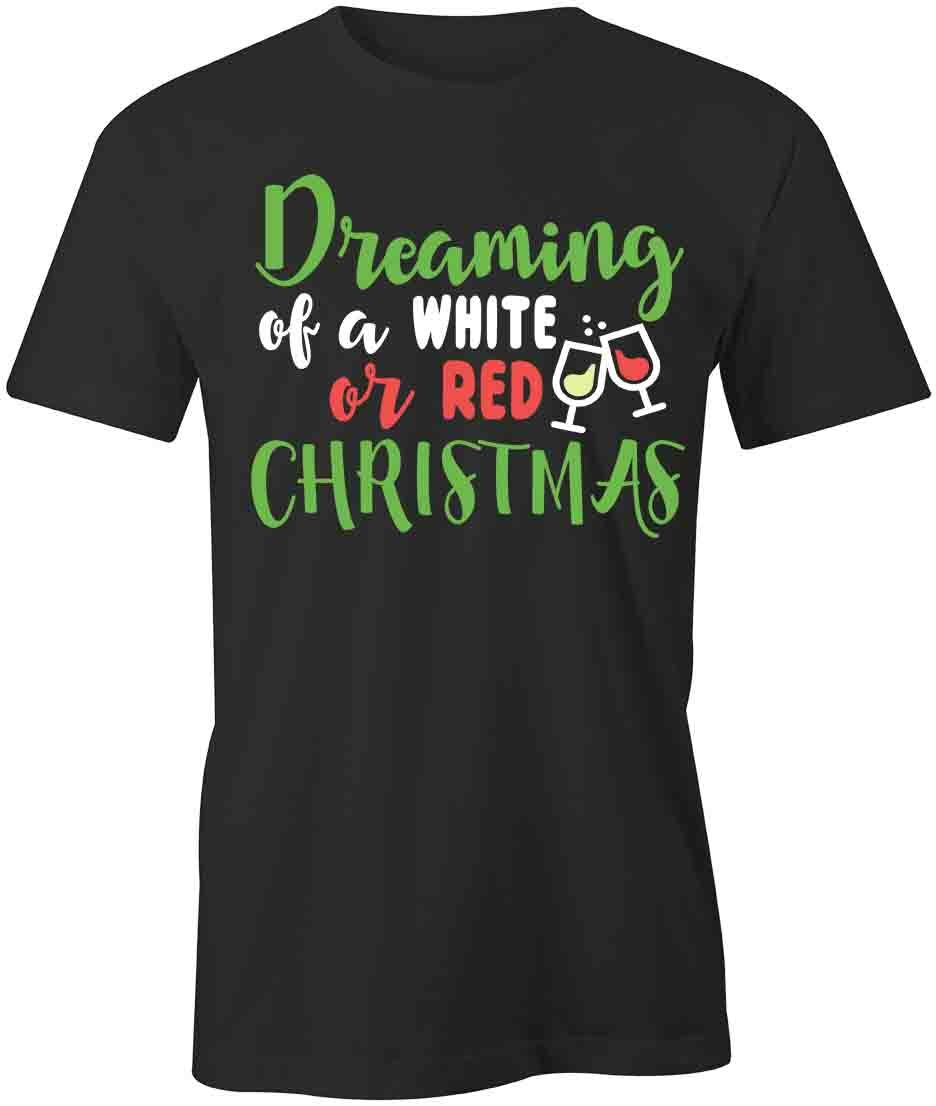 DREAMING OF CHRISTMAS TShirt Tee Short-Sleeved Cotton CLOTHING HOLIDAY S1BCA179 gallery