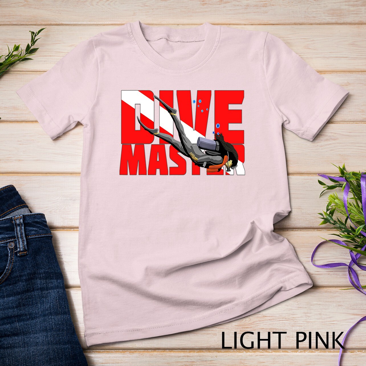 Woman Scuba Diving Dive Master T-Shirt Unisex T-shirt gallery