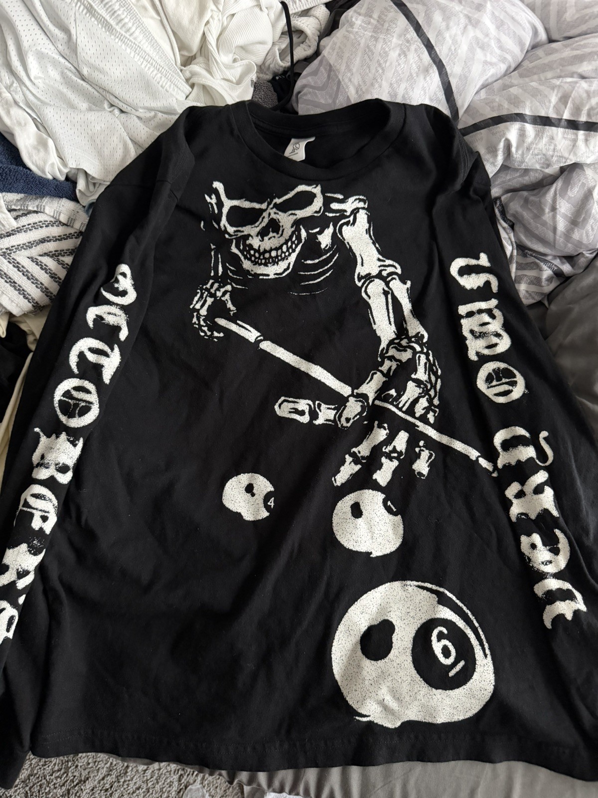 OVO Skeleton Longsleeve Shirt Size Large gallery