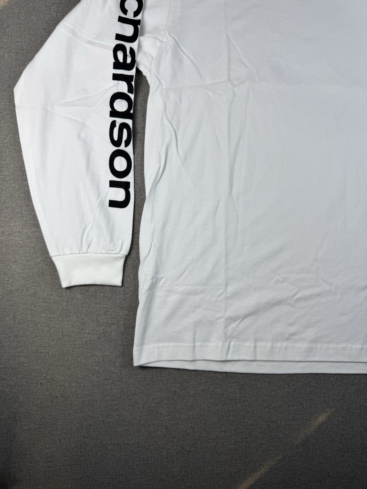 Richardson World Tour Long Sleeve Tee White Cherry Blossom Graphic Size L gallery