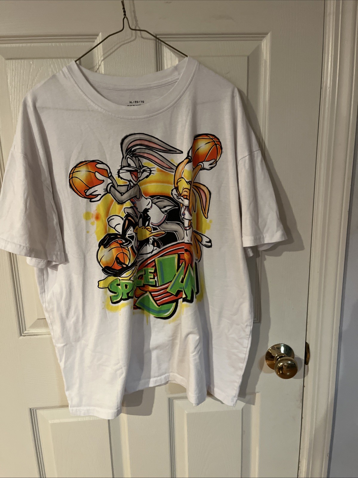 Space Jam Retro Mens T-Shirt Size XL Pre-Owned