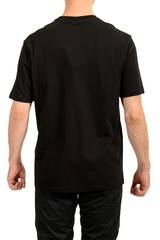 Versace Men’s Black Greeca Print Crewneck Short Sleeve T-Shirt US M IT 50