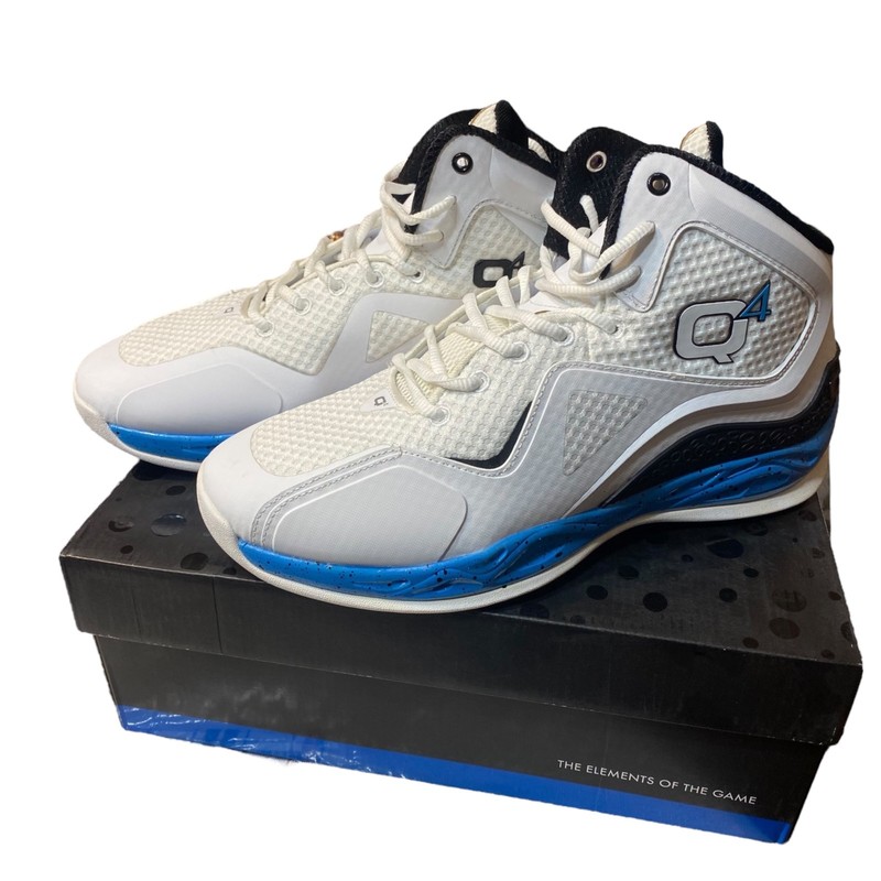 Q4 Sports Basketball Shoes Jet Bright White Size 10.5 Mens Sneakers Q4MB-002 NEW