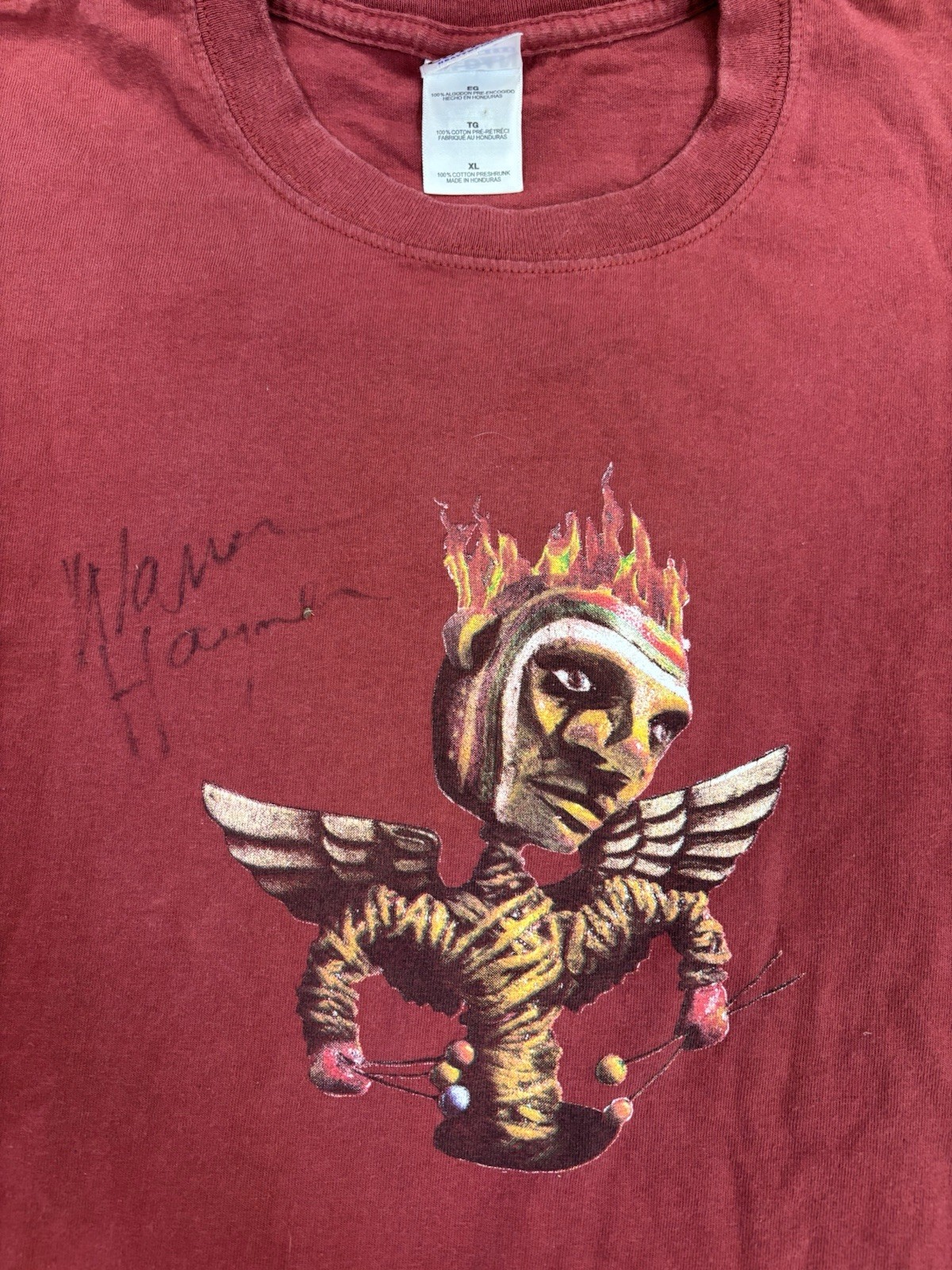 Govt Mule Vintage Warren Haynes Signed T-shirt Size XL gallery