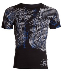 Xtreme Couture By Affliction Men’s T-Shirt Double UP Biker Black Tattoo S-5XL