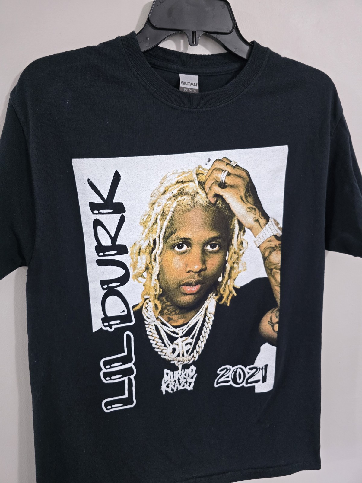 2021 Lil Durk Pooh Shiesty OTF Tour T-Shirt Double-sided Big Graphic Sz M gallery