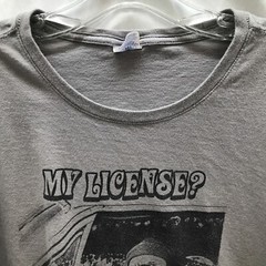 Cheech & Chong Up In Smoke Tshirt My License? Adult See Description