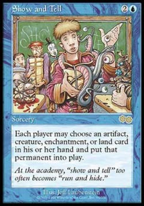 MTG English Show and Tell Medium Play Normal Urza’s Saga