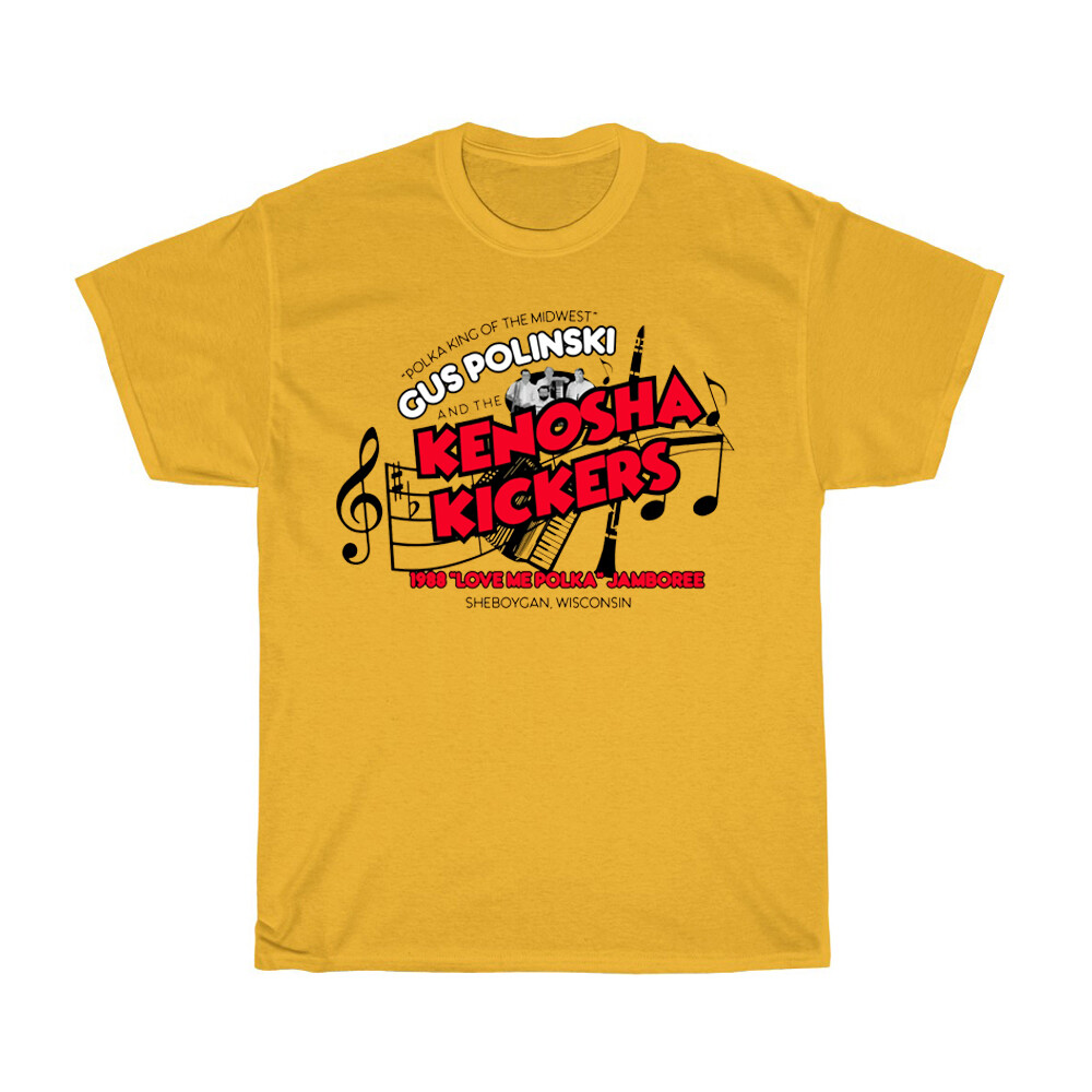 Kenosha Kickers Polka Home Alone Men's Daisy Yellow T-Shirt Size S to 5XL gallery