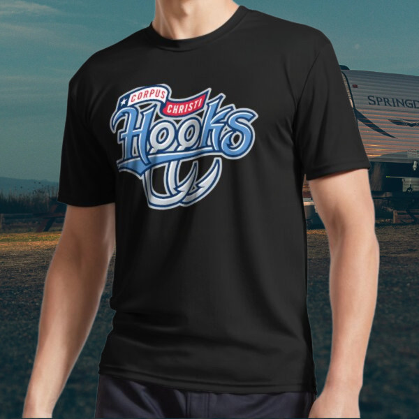 The Corpus-Christi-Hooks Active Logo T-Shirt Funny Size S to 5XL