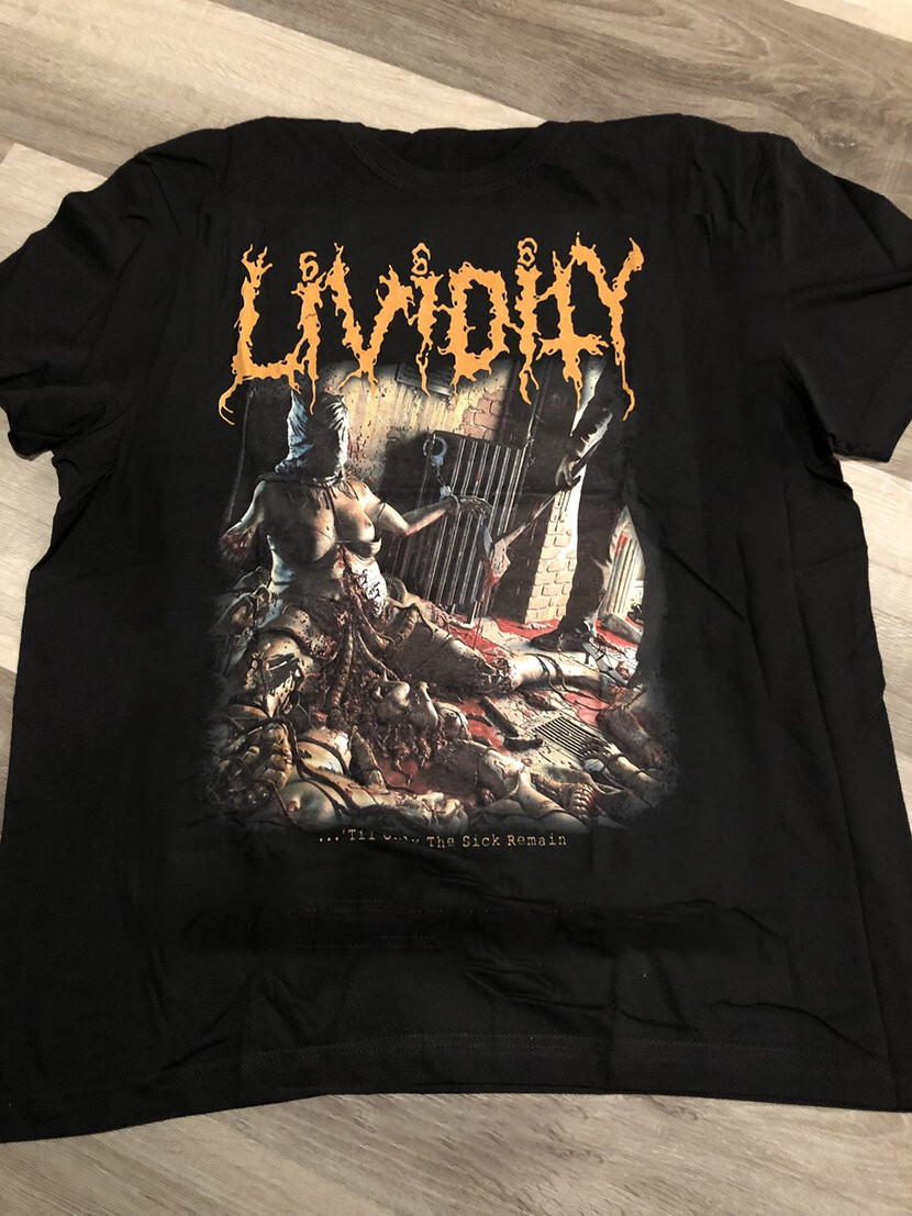 Lividity Band Til Only The Sick Remain Unisex T-Shirt All Size BS097