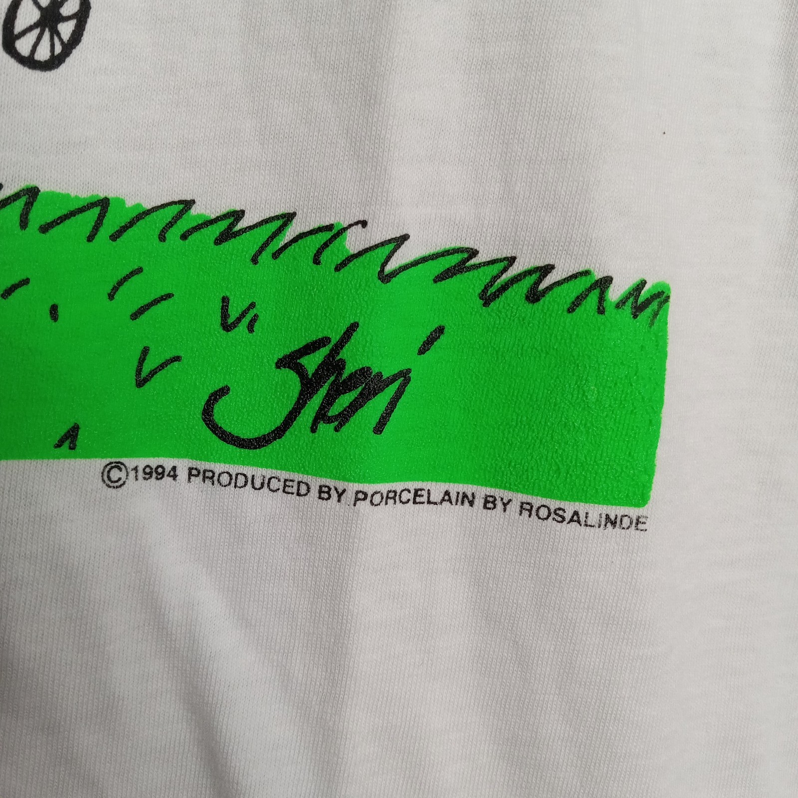 Oneita Power-T Vintage Single Stitch T-Shirt Old Man Golfing Large gallery