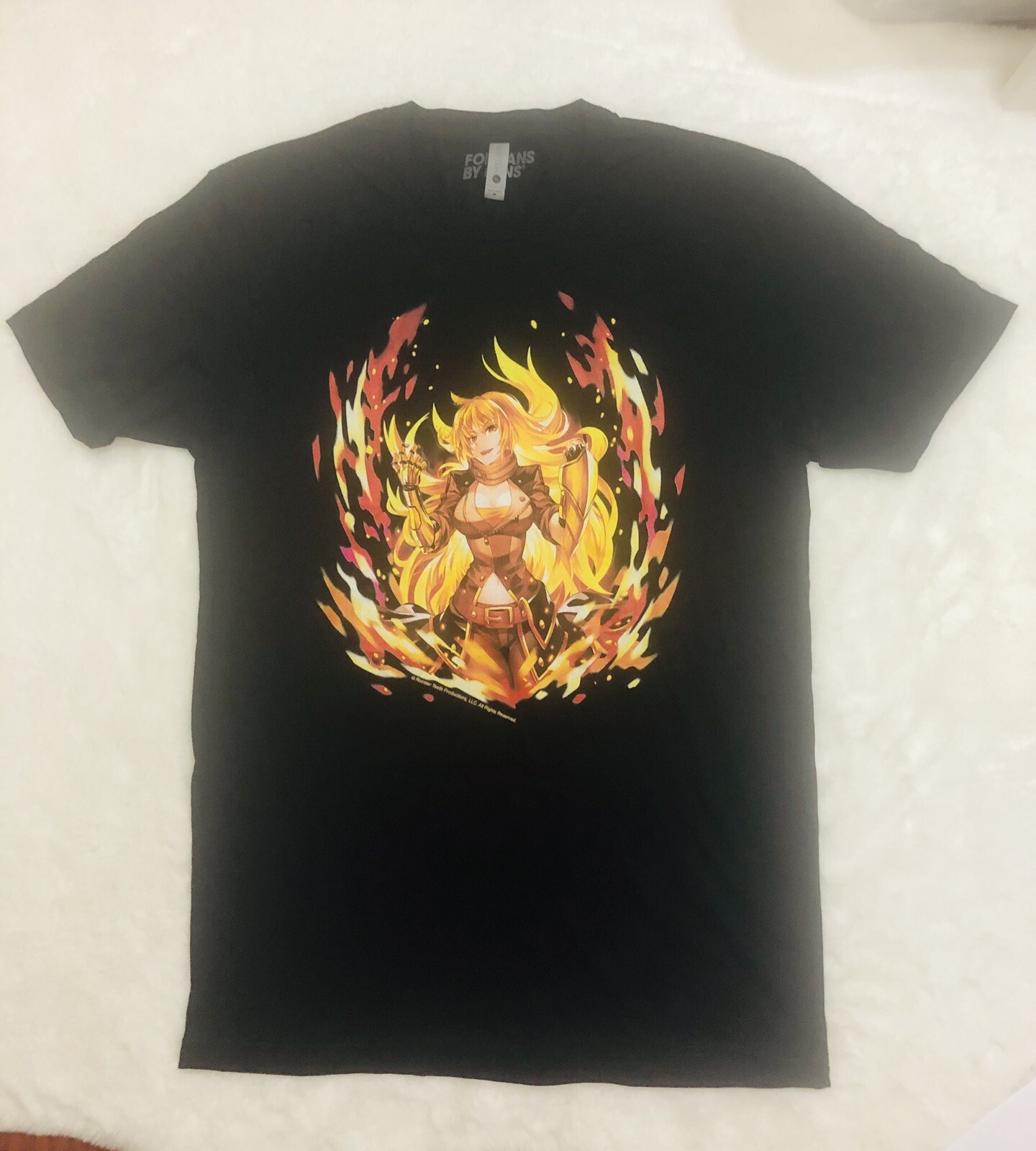 Next Level Apparel Mens Sz Med For Fans By Fans Graphic Girl Anime Tshirt Black gallery