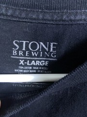 Men’s Tee Stone Brewing Black Gargoyle Size XLARGE Short Sleeve T-Shirt Arrogant