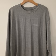 Duluth Trading Alaskan Hardgear Athletic Shirt Long Sleeve Gray Stretch Mens XL