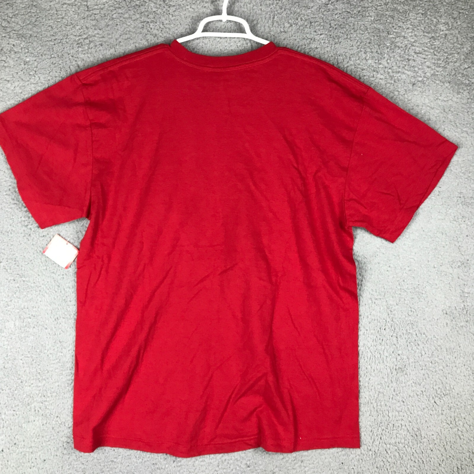 Official Mistletoe Tester Short Sleeve Crew Neck Red Christmas Holiday Shirt XL gallery