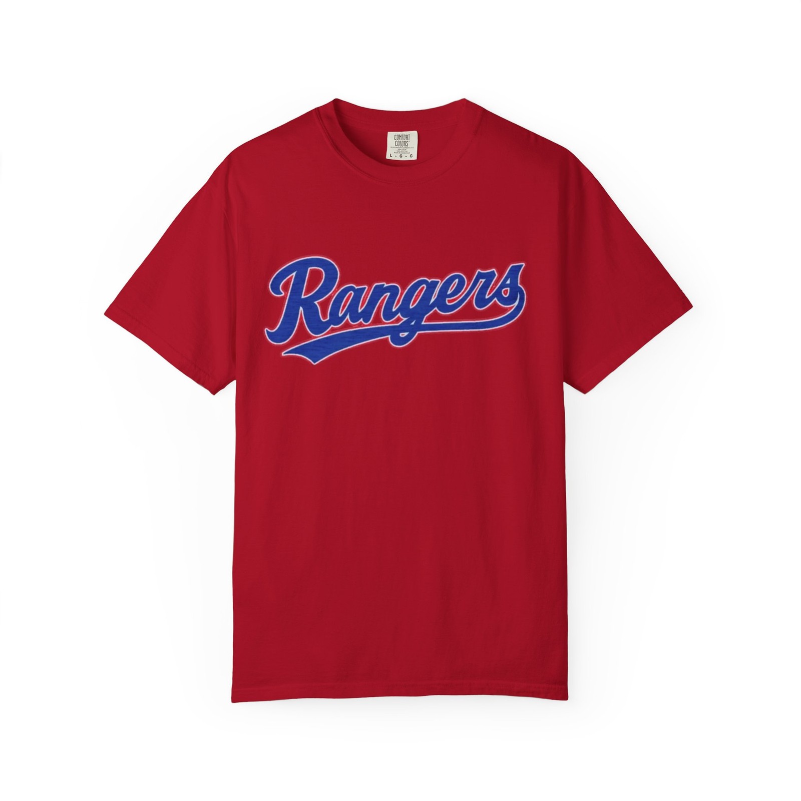 Texas Rangers Baseball MLB Rangers Team Name T-shirt | Mascot Logo Tee gallery