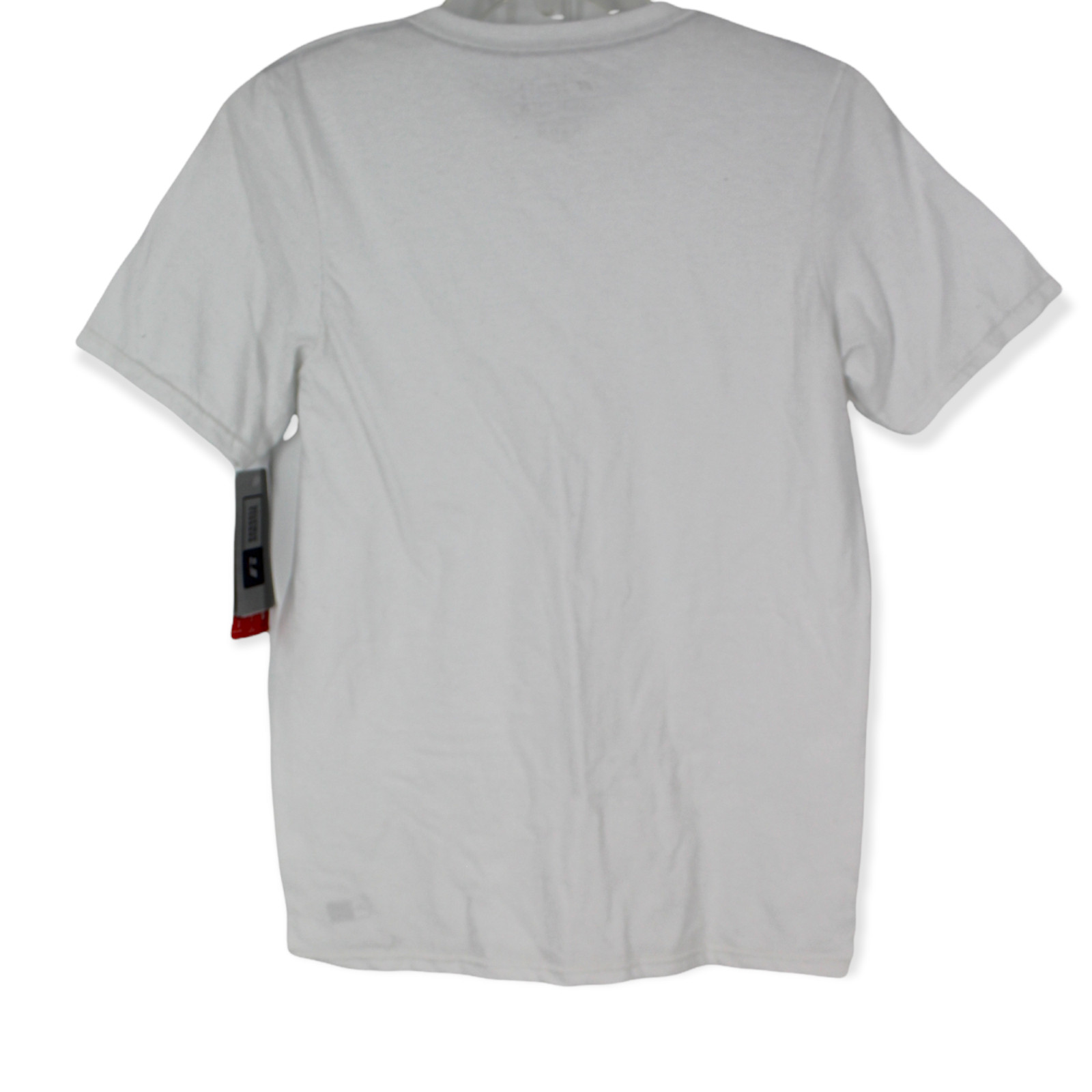 Russel Athletic White Short Sleeve Crew Neck T-Shirt Cotton Blend Small gallery