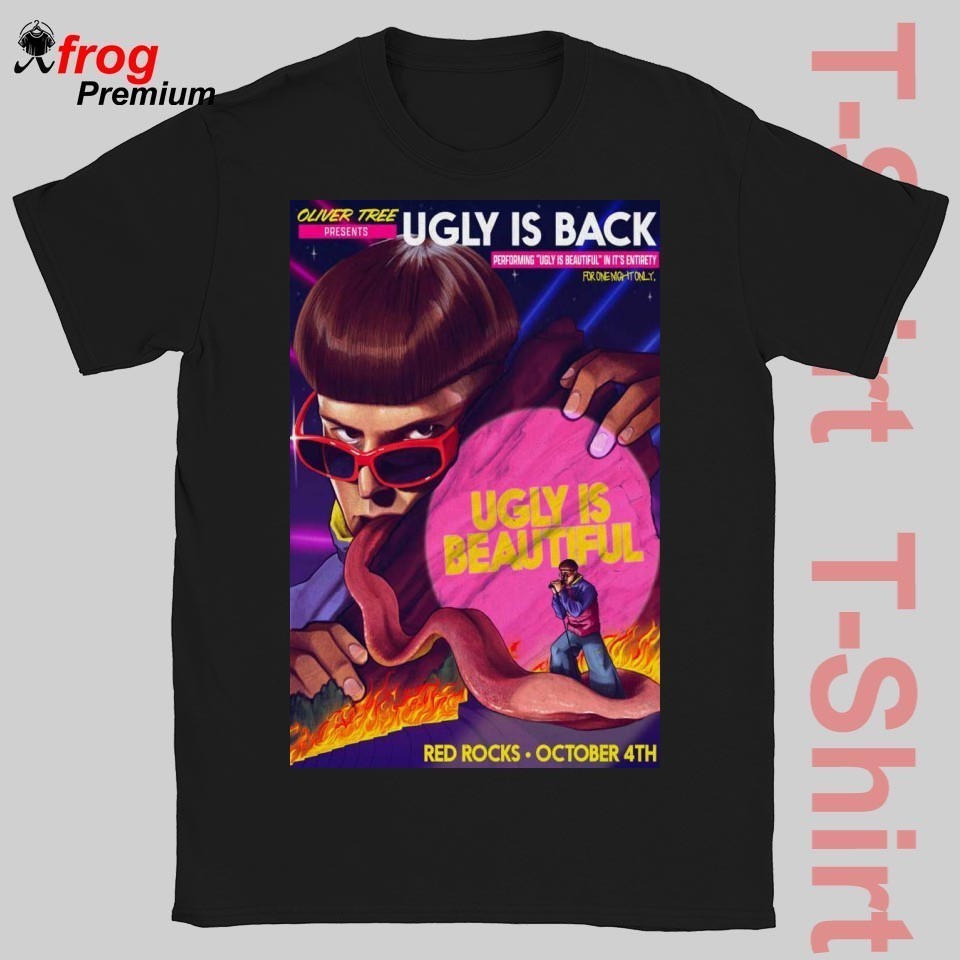 Oliver Tree October 4th 2025 RED ROCKS Poster Black Shirt TH830
