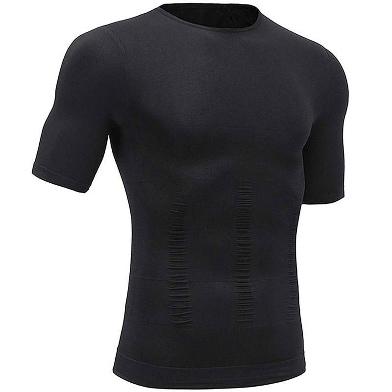 Men's Slimming Body Shaper Vest Abs Abdomen Compression Shirt Workout Tank Top gallery