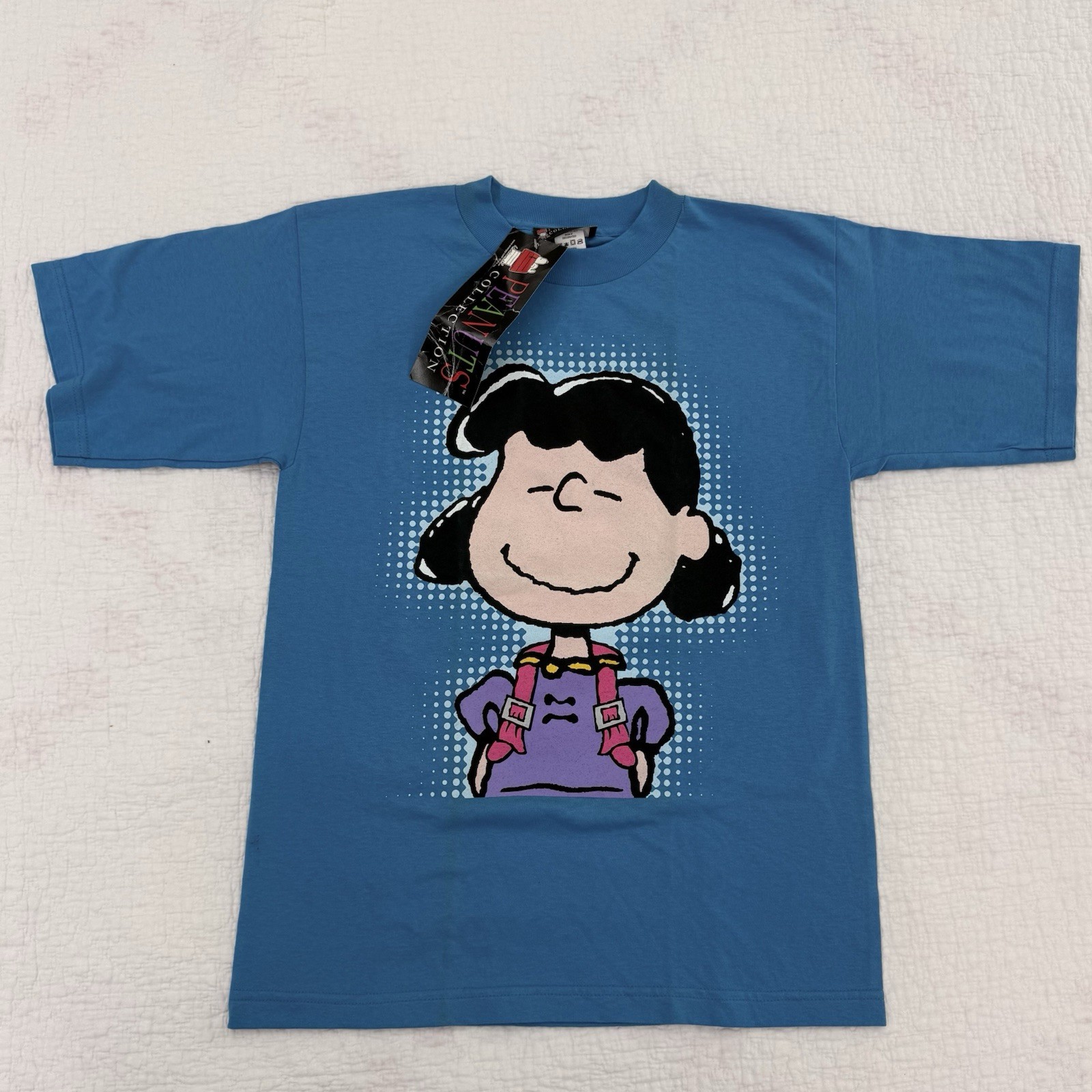 Peanuts Collection Lucy Peanuts Blue Graphic Print Cotton Knit Tee Men’s XL gallery