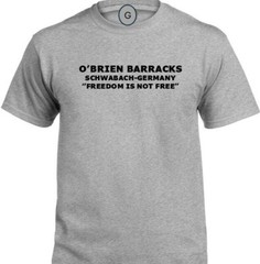 FISCHBACH ARMY DEPOT* GERMANY* FREEDOM* INDIVIDUAL BASE PT SHIRT