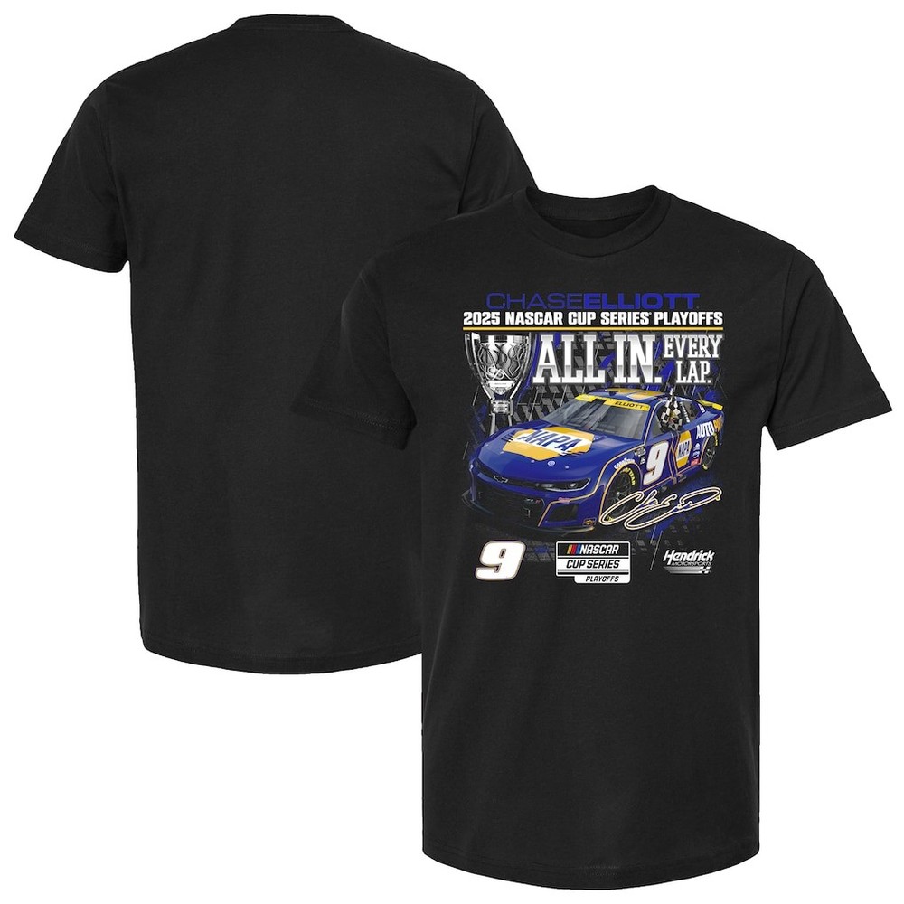 Chase Elliott Cup Series Playoffs Racing T Shirt Fan Graphic Tee
