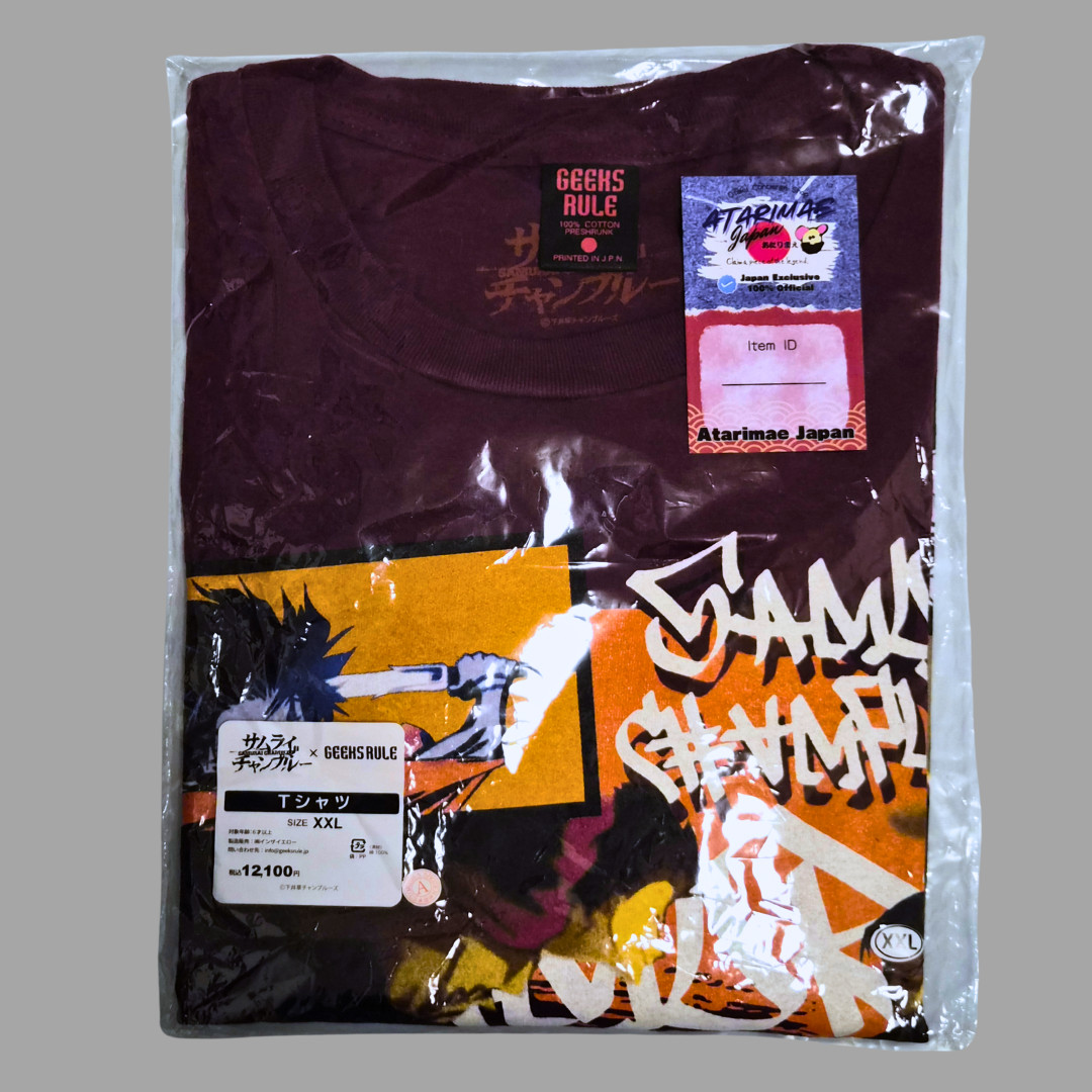 Japan Limited SAMURAI CHAMPLOO Mugen Jin Watanabe GEEKS RULE 2XL T-Shirts gallery