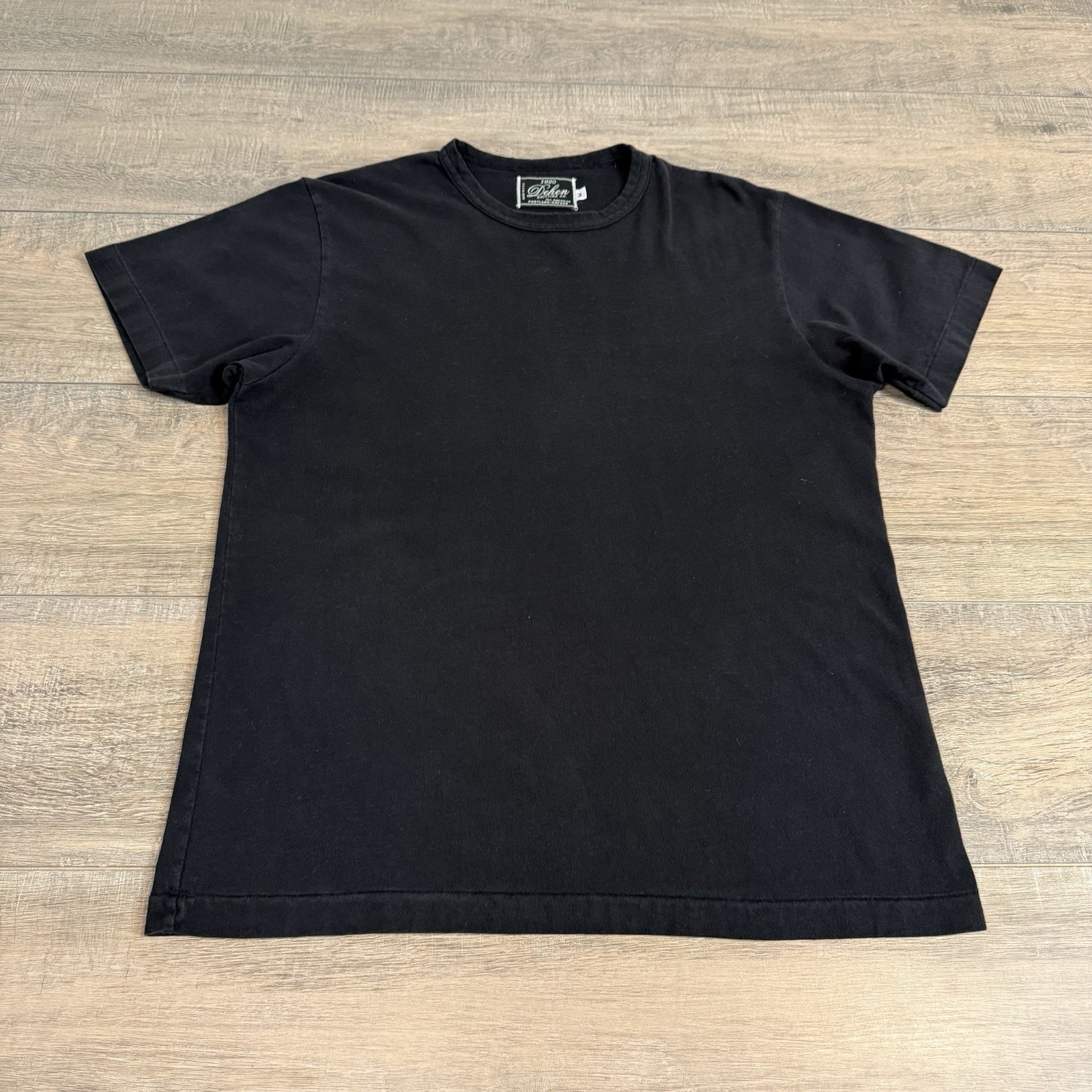 Dehen 1920 Mens Heavy Duty T-Shirt Size Medium Athletic Fit Black Made In USA B5 gallery