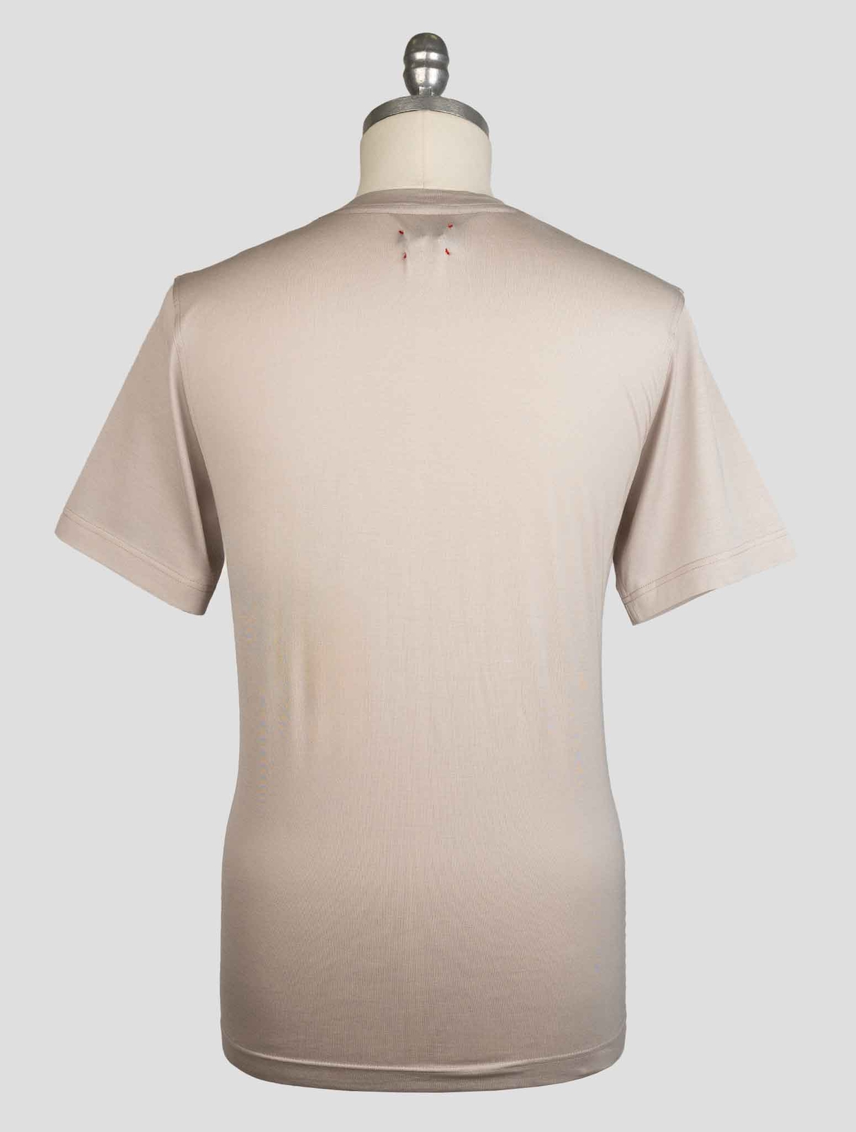 NEW KITON TAUPE COTTON T-SHIRT EU 56 - US 46 - 2XL KMZ35 gallery