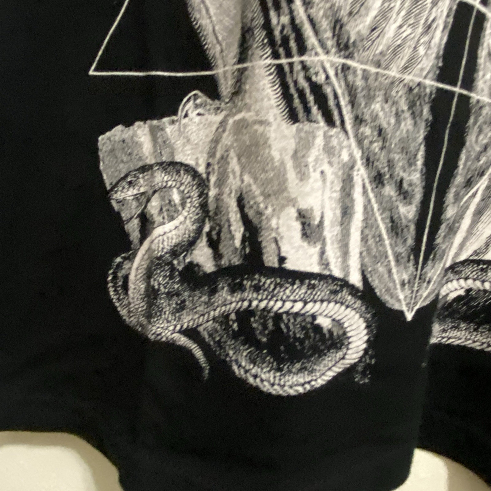 Black Craft Blackcraft Cult II Mens Tee T Shirt M 40” Owls Snakes On Black Goth gallery