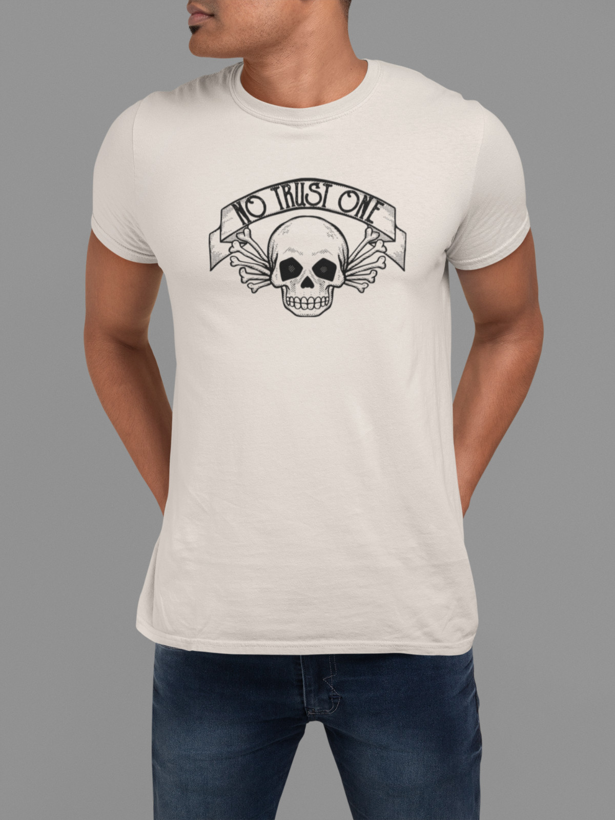 100% cotton No Trust One T-shirt, choose your color and size FC029 gallery
