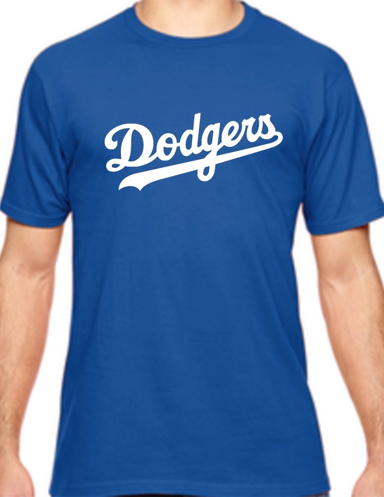 DODGERS PERSONALIZED T-SHIRT WITH YOUR NAME AND NUMBER